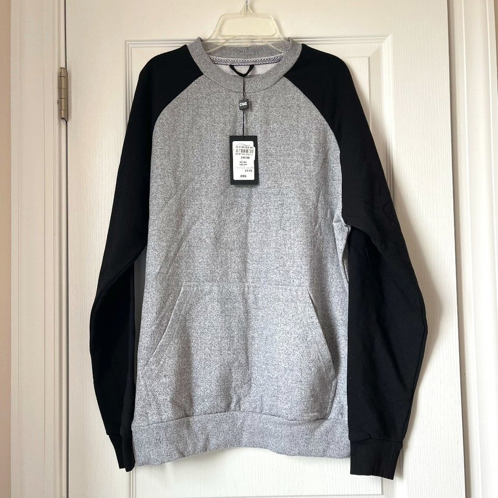 New Men's CSG Sweatshirt Gray/Black Size M